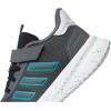imageadidas UnisexChild XPLR Path Elastic Lace ampamp Strap SneakerGreyPure TealBlack