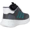imageadidas UnisexChild XPLR Path Elastic Lace ampamp Strap SneakerGreyPure TealBlack