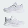 imageadidas UnisexChild XPLR Path Elastic Lace ampamp Strap SneakerWhiteWhiteGrey
