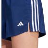 imageadidas Womens 3Stripes HighRise Training ShortsDark BlueWhite