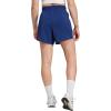 imageadidas Womens 3Stripes HighRise Training ShortsDark BlueWhite
