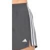 imageadidas Womens 3Stripes HighRise Training ShortsGreyWhite