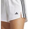 imageadidas Womens 3Stripes HighRise Training ShortsWhiteBlack