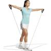 imageadidas Womens 3Stripes HighRise Training ShortsWhiteBlack
