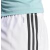 imageadidas Womens 3Stripes HighRise Training ShortsWhiteBlack