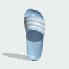 imageadidas Womens Adilette Aqua Slide SandalGlow Blue Zero Metalic Zero Metalic