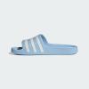 imageadidas Womens Adilette Aqua Slide SandalGlow Blue Zero Metalic Zero Metalic