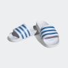 imageadidas Womens Adilette Aqua Slide SandalWhiteBlue Fusion MetallicWhite