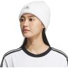 imageadidas Womens Altitude Beanie Standard Fit Cuffed Acrylic Knit HatCap for WinterWhiteGrey Two