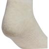 imageadidas Womens Ankle Socks Athletic Cushioned Quarter Fit 6Pack Durable Comfortable Cooling with CompressionAlumina BeigeWhiteWonder Beige