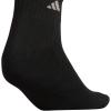 imageadidas Womens Ankle Socks Athletic Cushioned Quarter Fit 6Pack Durable Comfortable Cooling with CompressionBlackAluminum 2