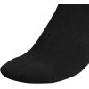 imageadidas Womens Ankle Socks Athletic Cushioned Quarter Fit 6Pack Durable Comfortable Cooling with CompressionBlackAluminum 2
