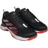 imageadidas Womens Avacourt Tennis ShoeBlackTaupe Metallic Clay