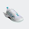 imageadidas Womens Avacourt Tennis ShoeCloud WhiteSilver MetallicBright C