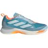 imageadidas Womens Avacourt Tennis ShoePreloved BlueWhiteScreaming Orange