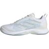 imageadidas Womens Avacourt Tennis ShoeWhiteWhiteSilver Metallic