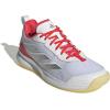 imageadidas Womens Avaflash SneakersFtwr White Silver Met Lucid Red