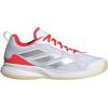imageadidas Womens Avaflash SneakersWhiteSilver MetallicLucid Red