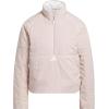 imageadidas Womens Beyond Twistweave QuarterZip JacketWonder Taupe