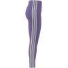 imageadidas Womens Essentials 3Stripes Cotton LeggingsViolet FusionWhite
