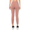 imageadidas Womens Essentials 3Stripes Cotton LeggingsWarm ClayWhite