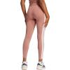 imageadidas Womens Essentials 3Stripes Cotton LeggingsWarm ClayWhite