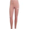 imageadidas Womens Essentials 3Stripes Cotton LeggingsWarm ClayWhite