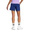imageadidas Womens Essentials 3Stripes Cotton ShortsDark BlueWhite