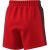 imageadidas Womens Essentials 3Stripes Cotton ShortsPure RubyBlack