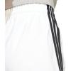 imageadidas Womens Essentials 3Stripes Cotton ShortsWhiteBlack