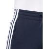 imageadidas Womens Essentials 3Stripes Fleece PantsInkWhite