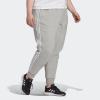 imageadidas Womens Essentials 3Stripes Fleece PantsMedium Grey HeatherWhite 2021