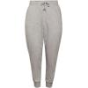 imageadidas Womens Essentials 3Stripes Fleece PantsMedium Grey HeatherWhite 2021