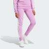 imageadidas Womens Essentials 3Stripes Fleece PantsPreloved Purple