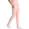 imageadidas Womens Essentials 3Stripes Fleece PantsSemi Pink Spark