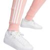 imageadidas Womens Essentials 3Stripes Fleece PantsSemi Pink Spark