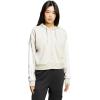 imageadidas Womens Essentials 3Stripes French Terry FullZip HoodieWonder AluminaWhite