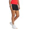 imageadidas Womens Essentials 3Stripes HighWaisted Biker ShortsBlackWhite