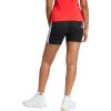 imageadidas Womens Essentials 3Stripes HighWaisted Biker ShortsBlackWhite
