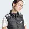 imageadidas Womens Essentials 3Stripes Light Down VestBlack