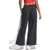 imageadidas Womens Essentials 3Stripes Woven Parachute PantsBlackWhite