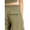 imageadidas Womens Essentials 3Stripes Woven Parachute PantsOlive StrataWhite