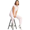 imageadidas Womens Essentials Linear Cotton TShirtClear PinkWhite