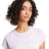 imageadidas Womens Essentials Linear Cotton TShirtIce LavenderBliss Lilac