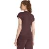 imageadidas Womens Essentials Linear Cotton TShirtShadow BrownWhite