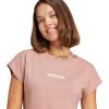 imageadidas Womens Essentials Linear Cotton TShirtWarm ClayWhite
