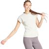 imageadidas Womens Essentials Linear Cotton TShirtWonder AluminaWhite