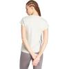 imageadidas Womens Essentials Linear Cotton TShirtWonder AluminaWhite