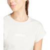imageadidas Womens Essentials Linear Cotton TShirtWonder AluminaWhite