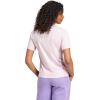 imageadidas Womens Essentials Small Logo Cotton TShirtClear PinkWhite